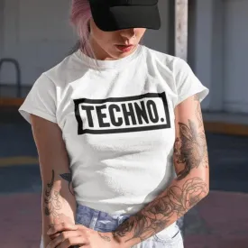 Techno Dot T-Shirt (schwarz oder weiß)