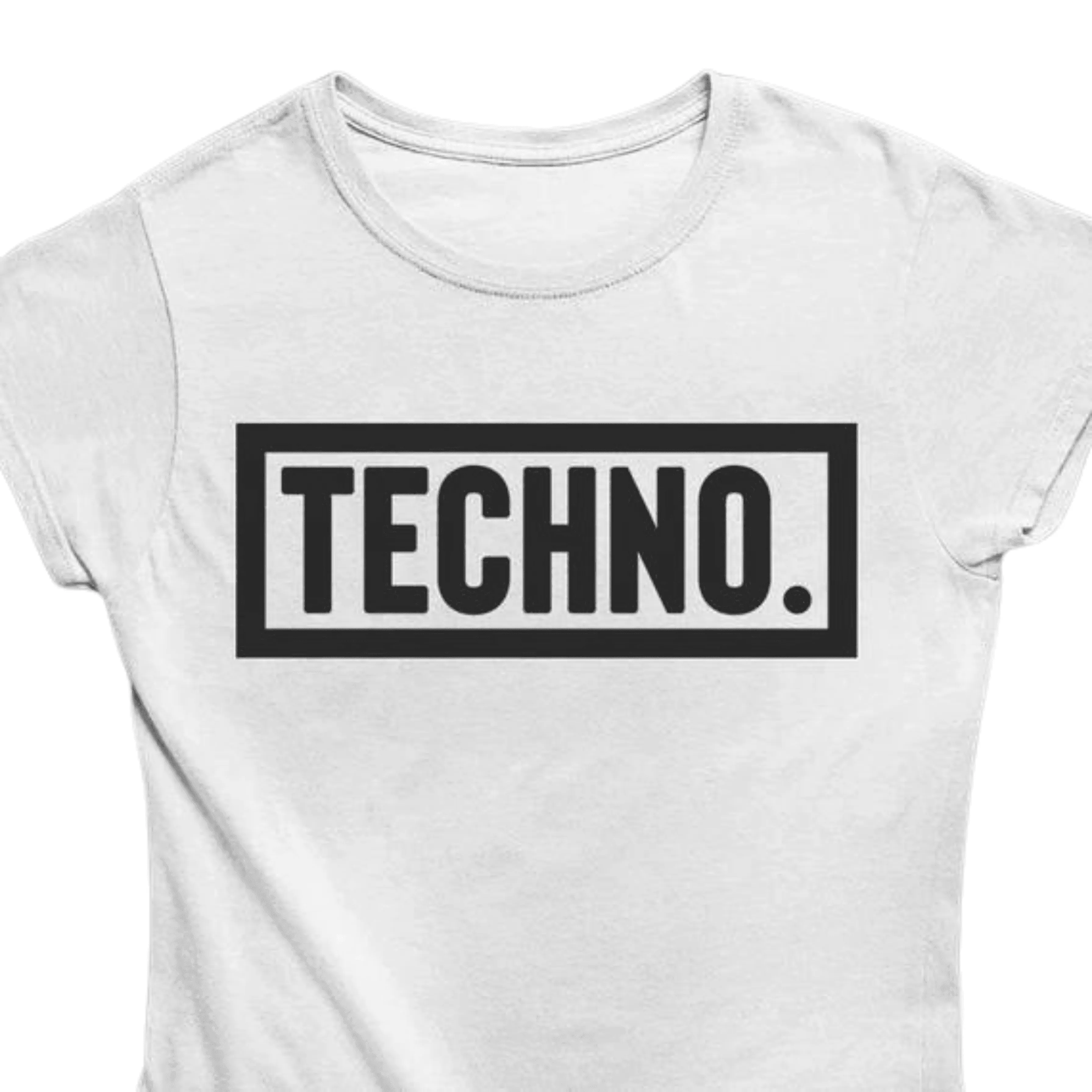 Techno Dot T-Shirt (schwarz oder weiß)