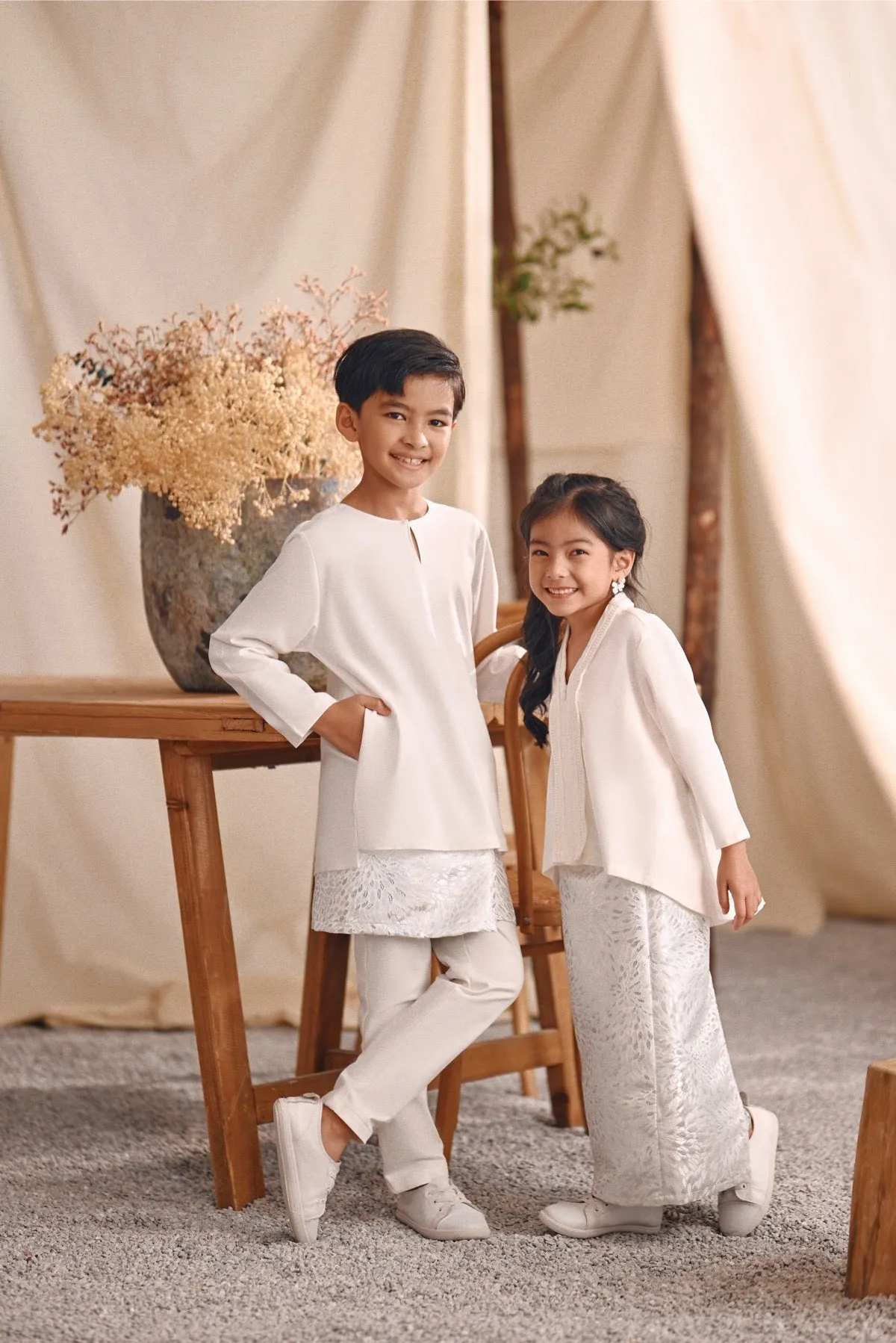 The Bayu Jacquard Skirt - Spring Ice