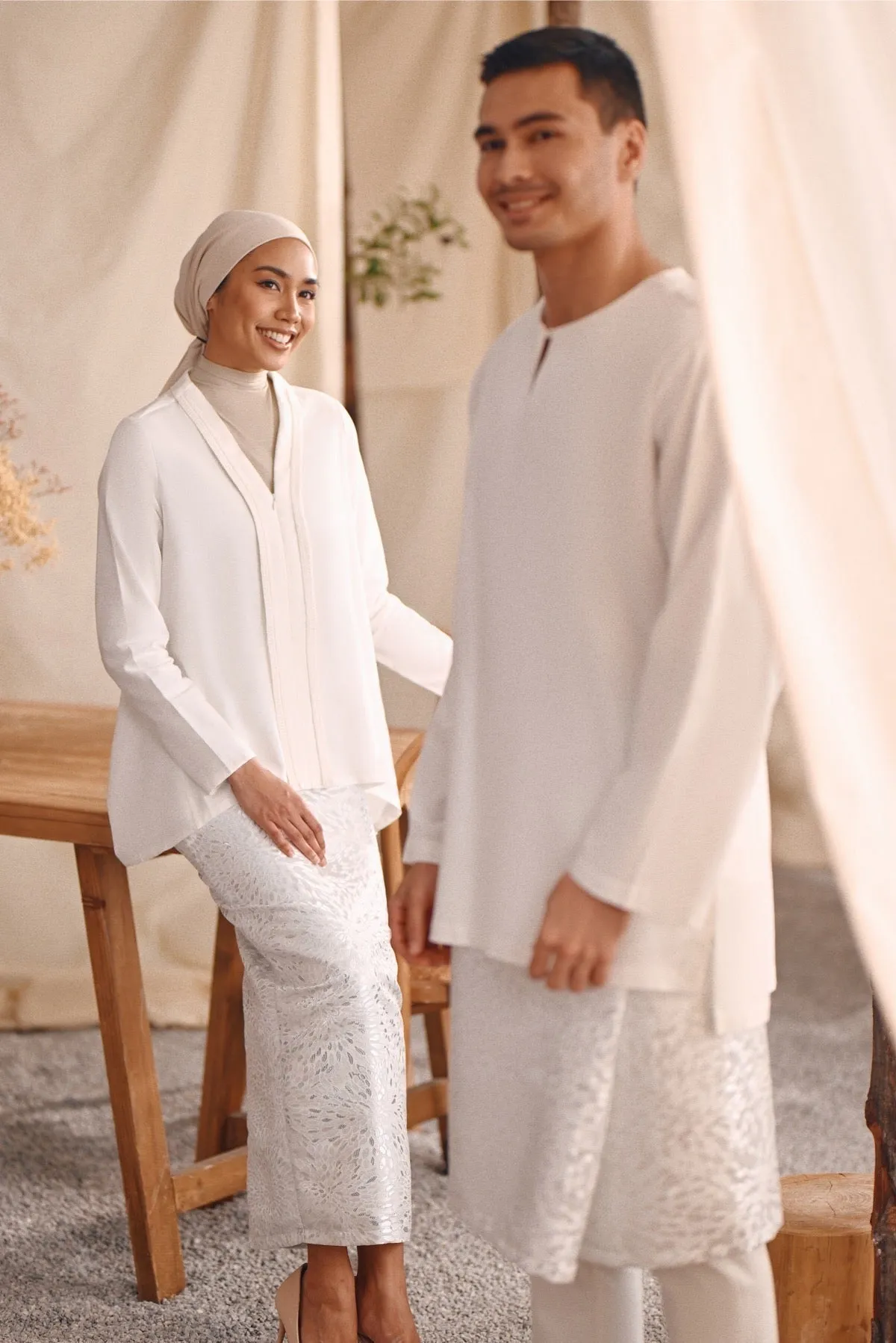 The Bayu Women Jacquard Skirt - Spring Ice