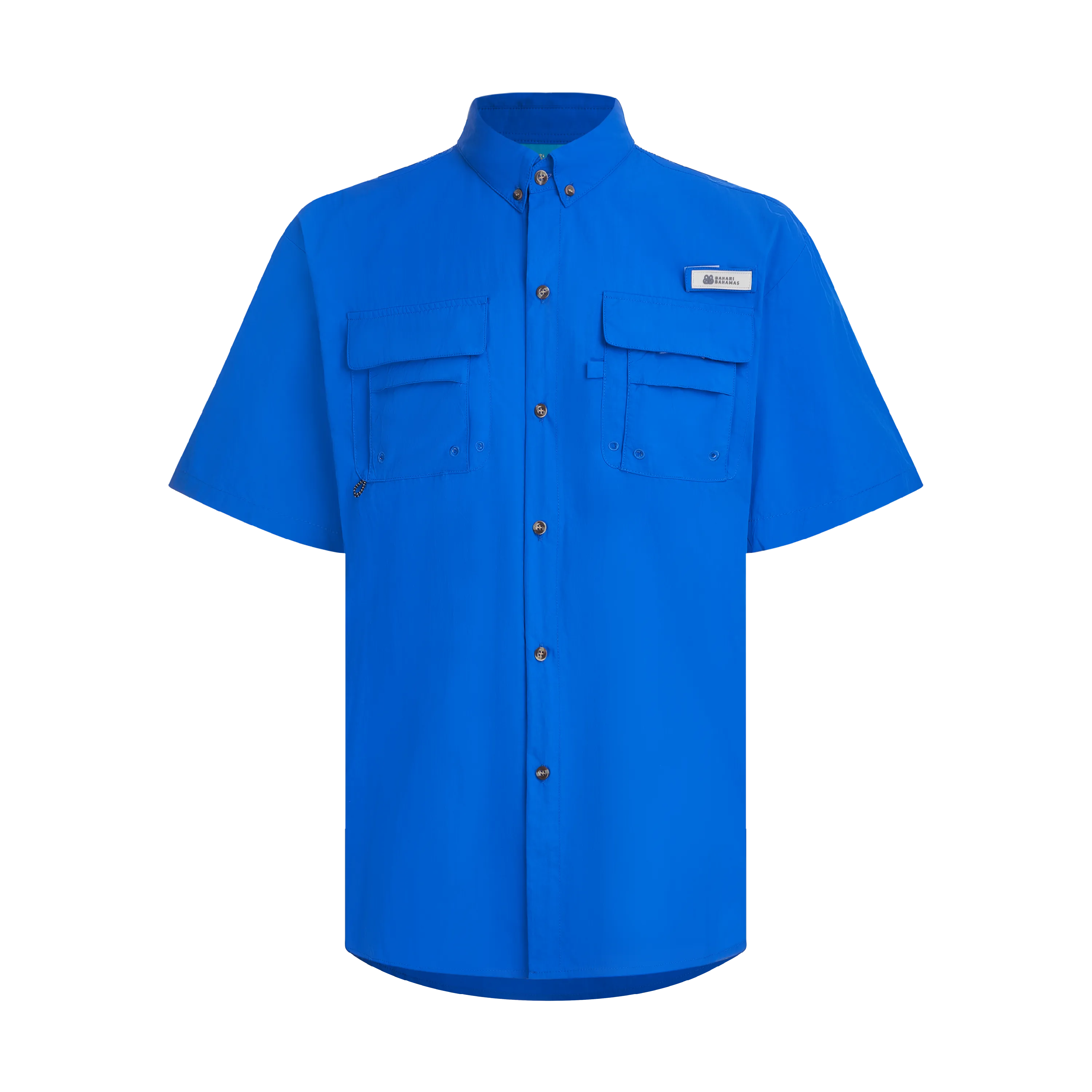 THE SPF BAHAMIANO SHIRT SHORT SLEEVE -ROYAL