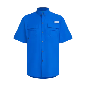 THE SPF BAHAMIANO SHIRT SHORT SLEEVE -ROYAL