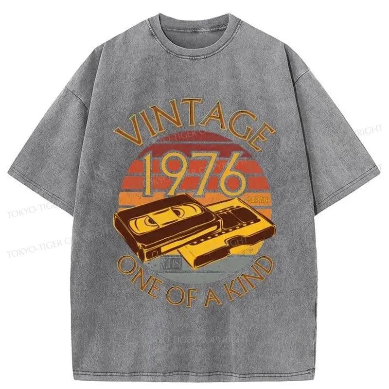 Tokyo-Tiger 70s Vintage VHS 1976 Japan Washed T-Shirt
