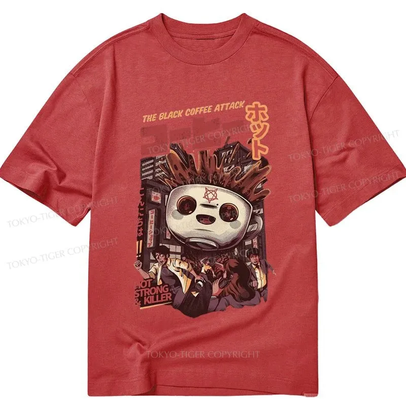 Tokyo-Tiger Black Coffee Kaiju Attack Classic T-Shirt