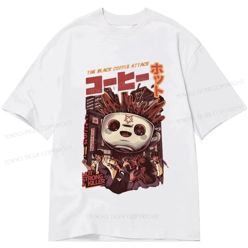 Tokyo-Tiger Black Coffee Kaiju Attack Classic T-Shirt