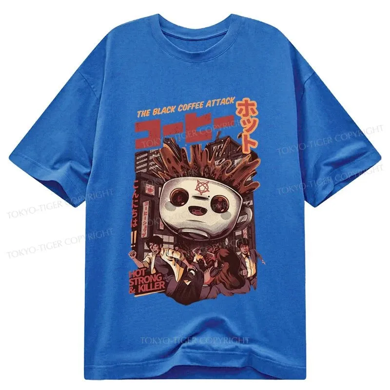 Tokyo-Tiger Black Coffee Kaiju Attack Classic T-Shirt
