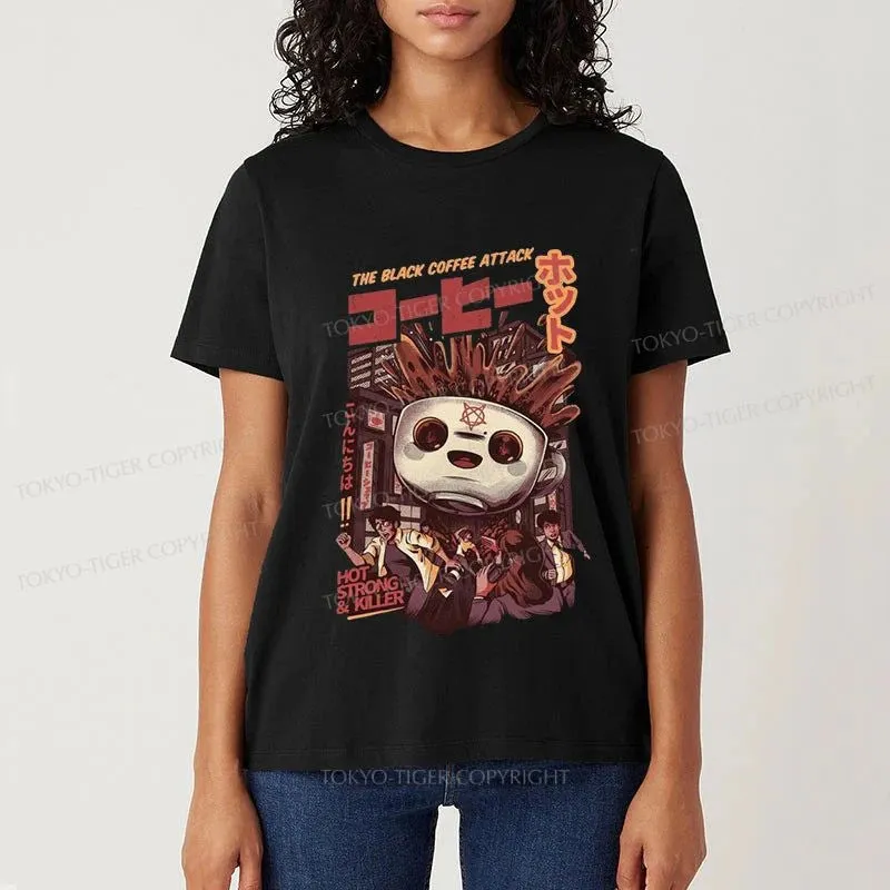 Tokyo-Tiger Black Coffee Kaiju Attack Classic T-Shirt