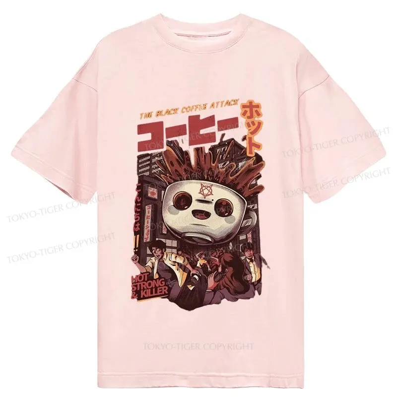 Tokyo-Tiger Black Coffee Kaiju Attack Classic T-Shirt