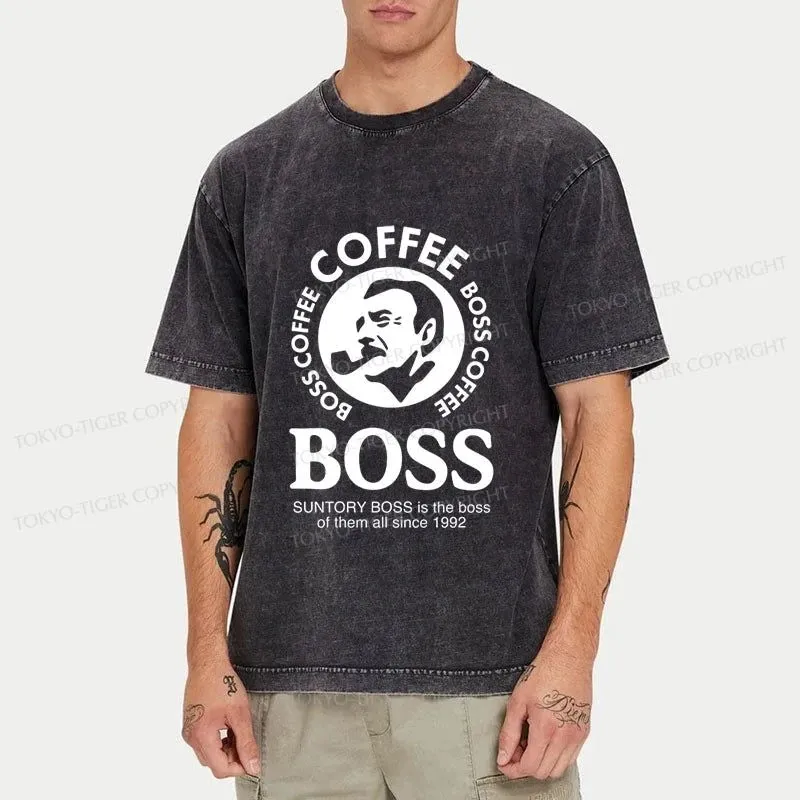Tokyo-Tiger Boss Is The Boss Of Them All Washed T-Shirt