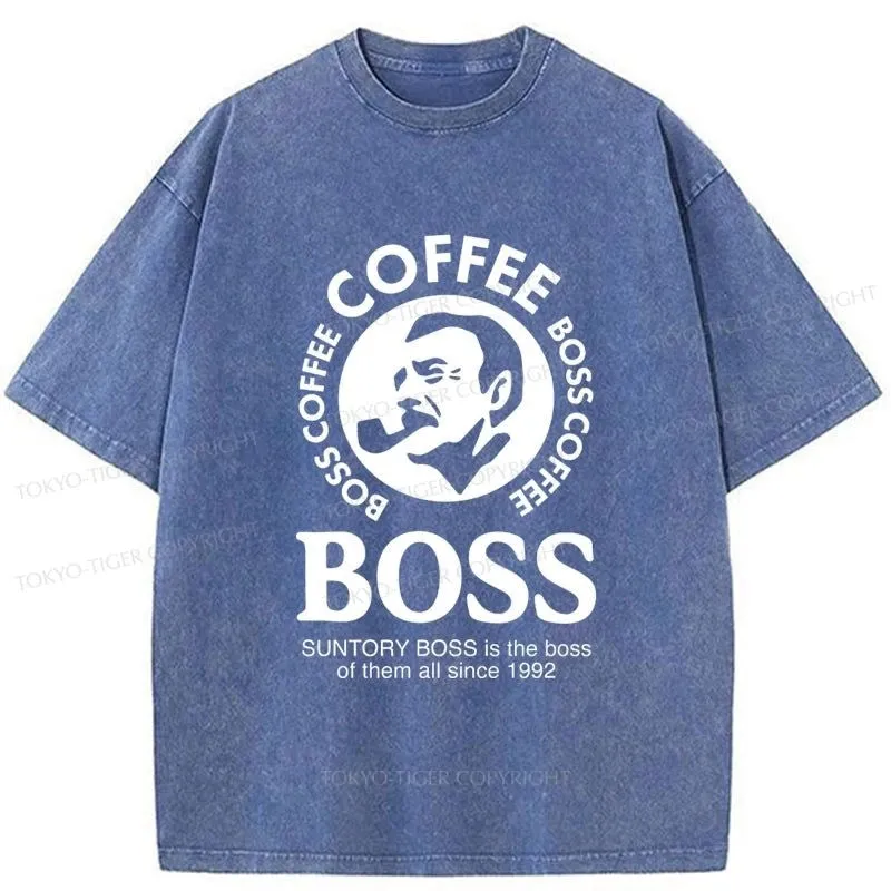 Tokyo-Tiger Boss Is The Boss Of Them All Washed T-Shirt