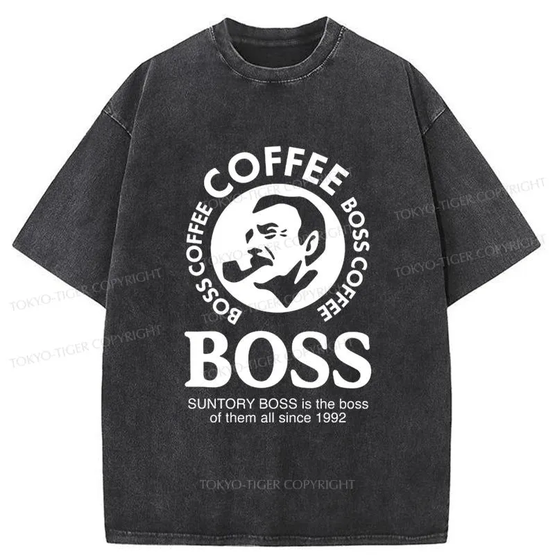 Tokyo-Tiger Boss Is The Boss Of Them All Washed T-Shirt