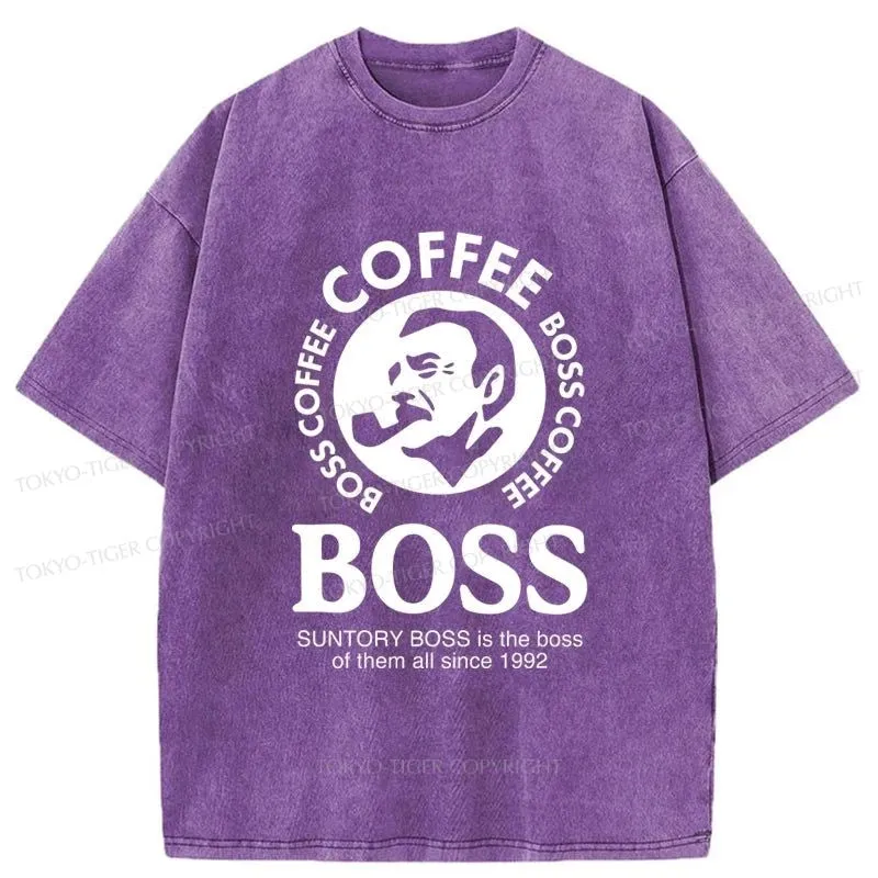 Tokyo-Tiger Boss Is The Boss Of Them All Washed T-Shirt