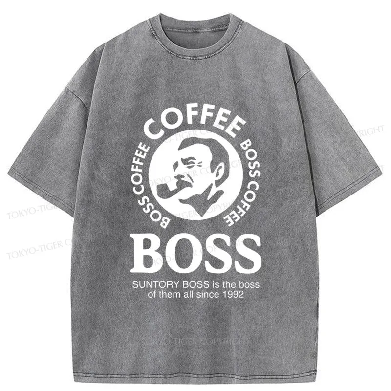 Tokyo-Tiger Boss Is The Boss Of Them All Washed T-Shirt