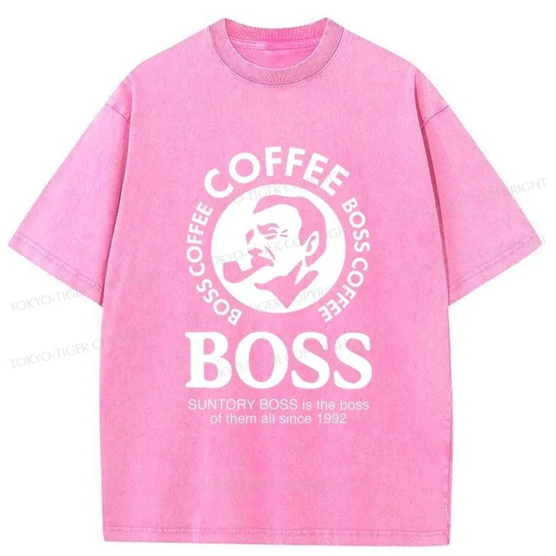 Tokyo-Tiger Boss Is The Boss Of Them All Washed T-Shirt