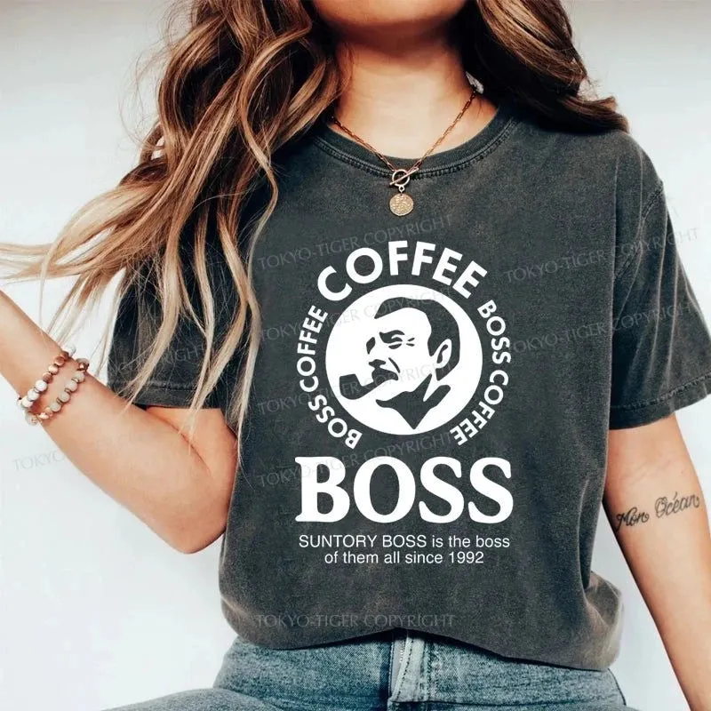 Tokyo-Tiger Boss Is The Boss Of Them All Washed T-Shirt