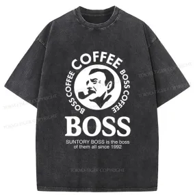 Tokyo-Tiger Boss Is The Boss Of Them All Washed T-Shirt