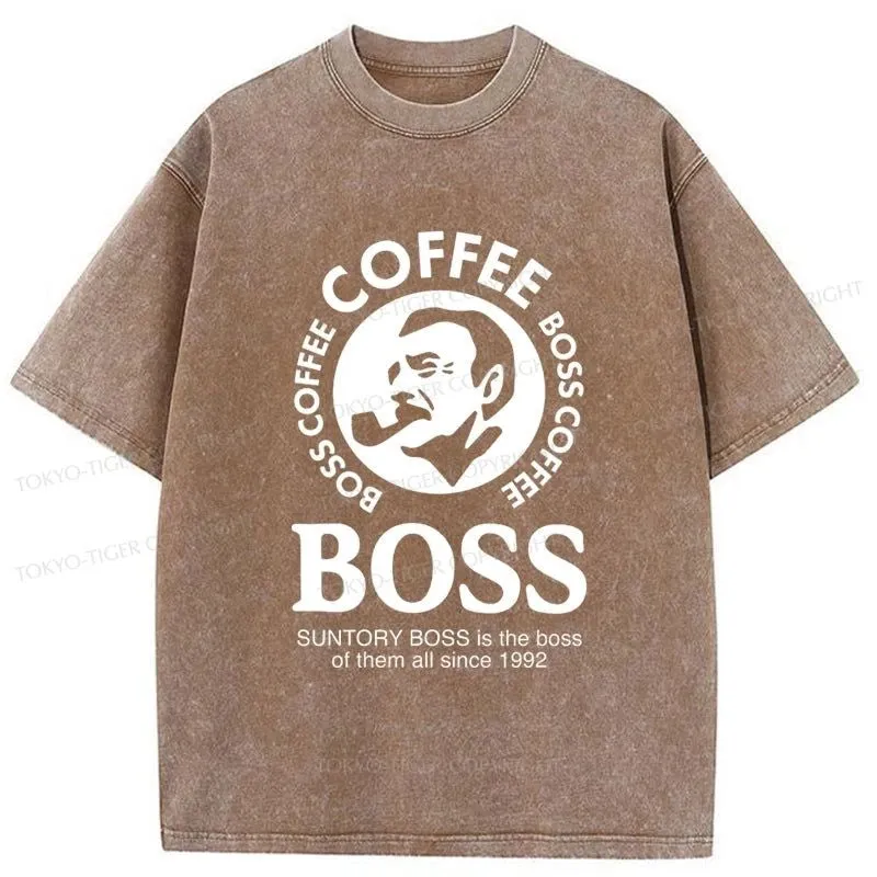 Tokyo-Tiger Boss Is The Boss Of Them All Washed T-Shirt