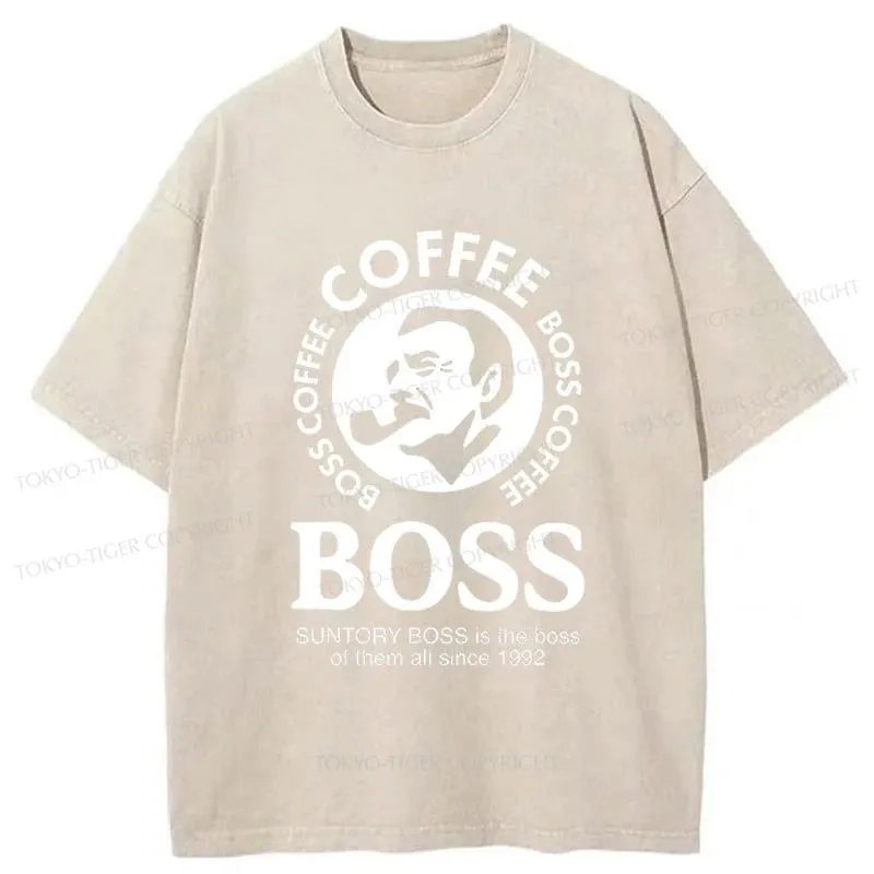 Tokyo-Tiger Boss Is The Boss Of Them All Washed T-Shirt