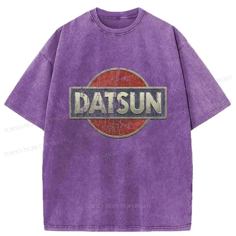 Tokyo-Tiger Datsun Logo Washed T-Shirt