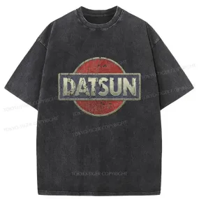 Tokyo-Tiger Datsun Logo Washed T-Shirt