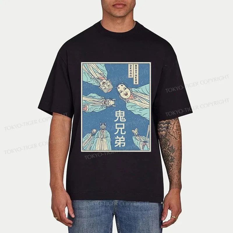 Tokyo-Tiger Demon Brothers Classic T-Shirt
