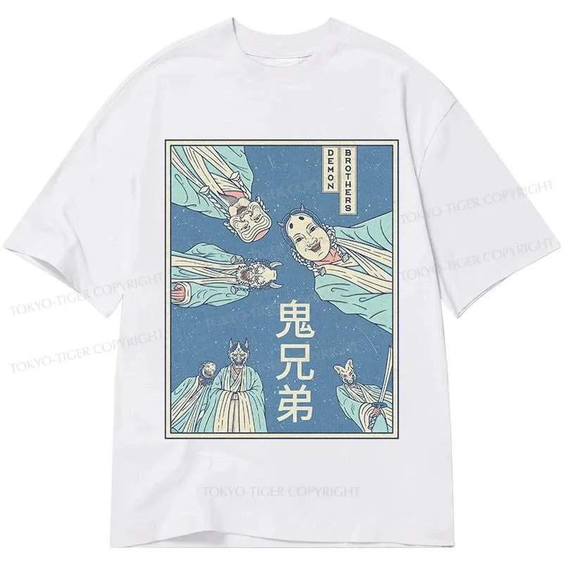 Tokyo-Tiger Demon Brothers Classic T-Shirt