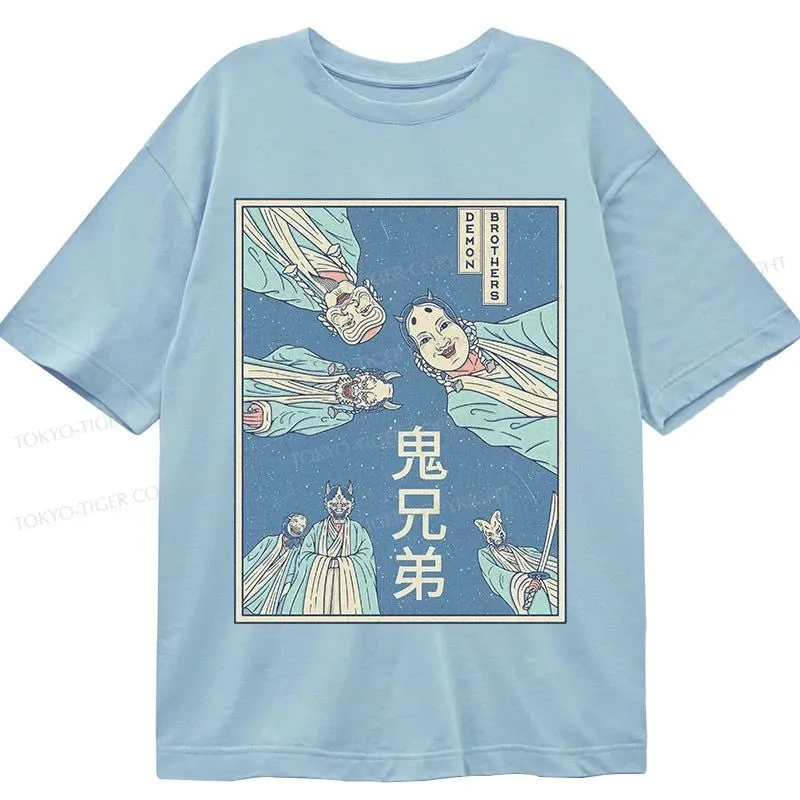 Tokyo-Tiger Demon Brothers Classic T-Shirt