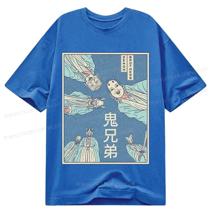 Tokyo-Tiger Demon Brothers Classic T-Shirt