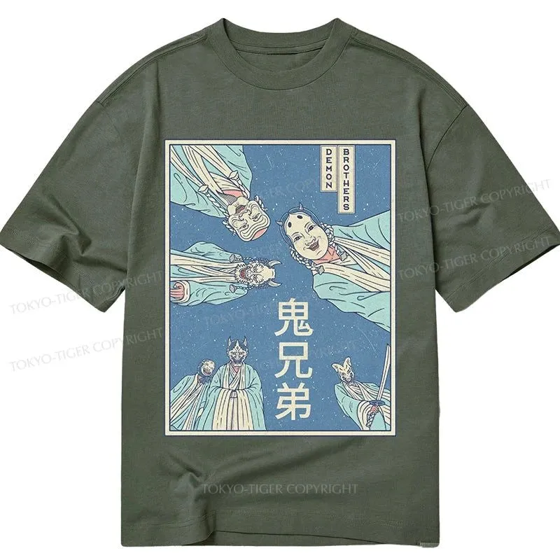 Tokyo-Tiger Demon Brothers Classic T-Shirt