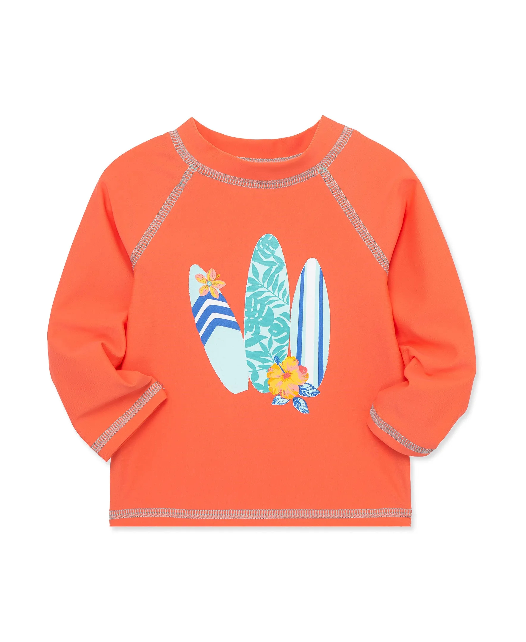 Tropical Long Sleeve Toddler Rashguard (2T-4T)