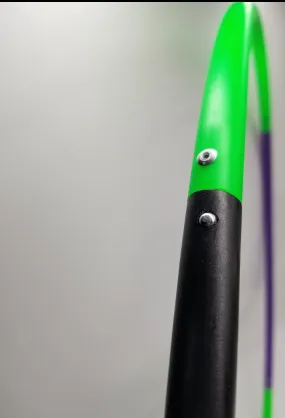 UV Green, UV Purple, black 4 Piece Bare Sectional Hoop