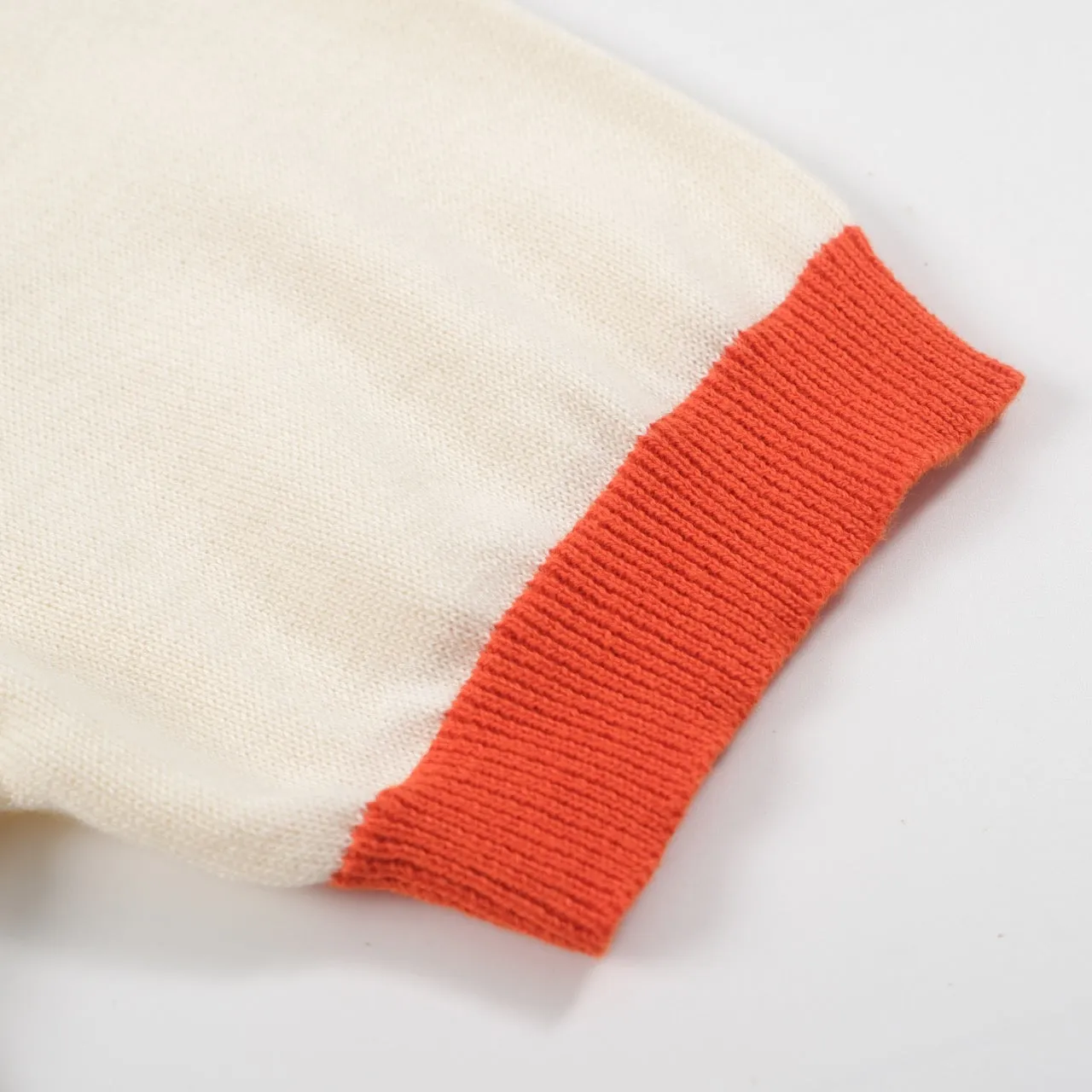 Women's Knitted T-shirt With Orange Guitar